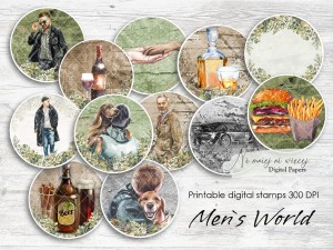 Men`s World digi stemple do druku 