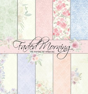 Faded Morning KWADRAT papiery do druku