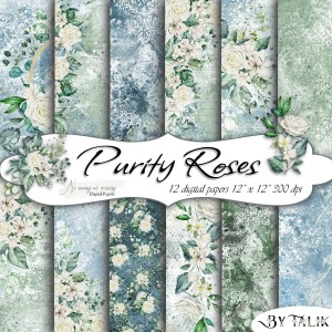 Purity Roses KWADRAT papiery do druku