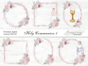 Holy Communion 1 ramki do druku