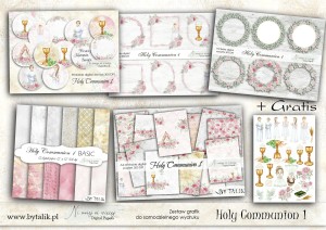 Zestaw powiększony A4 Holy Communion 1