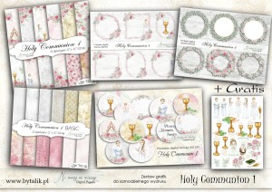 Zestaw powiększony KWADRAT Holy Communion 1