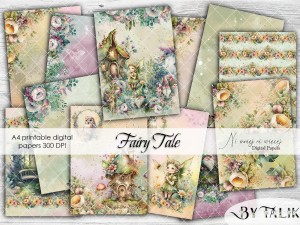 Fairy Tale A4 papiery do druku