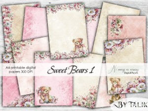Sweet Bear 1 A4 papiery do druku