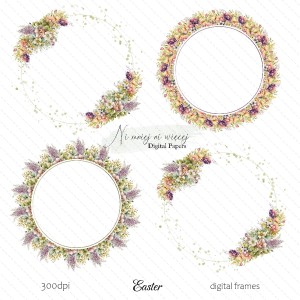 Easter ramki do wydruku