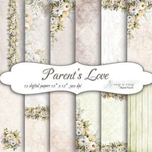 Parent's Love KWADRAT papiery do druku