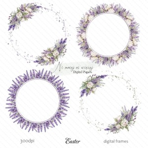 Lavender ramki do wydruku