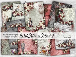 With Men in Mind 2 A4 papiery do druku