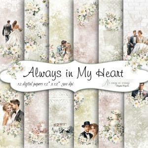 Always in My Heart KWADRAT papiery do druku