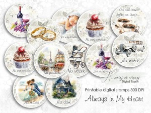 Always in My Heart digi stemple do boxa