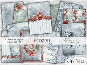 A4 Frozen  papiery do druku