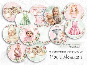 Magic Moments 1 digi stemple do druku