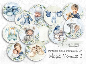 Magic Moments 2 digi stemple do druku