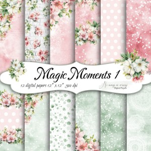 Magic Moments 1 KWADRAT papiery do druku
