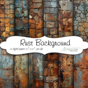 Rust Background KWADRAT papiery do druku