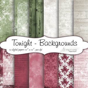 Tonight - tła KWADRAT papiery do druku
