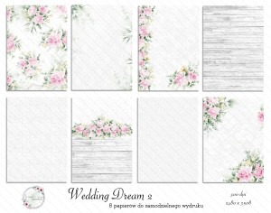 Wedding Dream 2 A4 papiery do druku