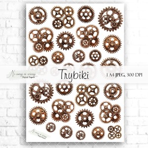 Arkusz grafik "Trybiki" do wydruku