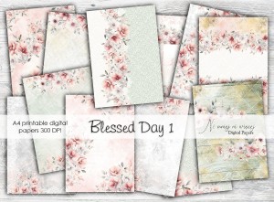 A4 Blessed Day 1 papiery do druku