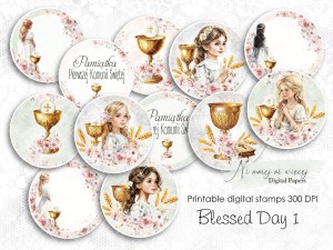 Blessed Day 1 - digi stemple