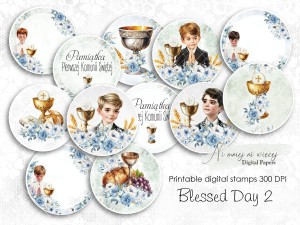 Blessed Day 2 - digi stemple