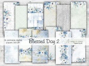 DL Blessed Day 2 - papiery do druku