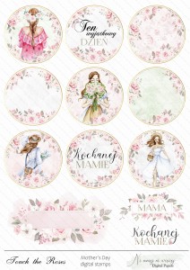 Touch the Roses digi stemple Dzień Matki