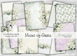 A4 Means of Grace - papiery do druku