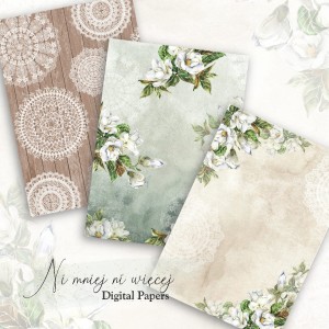 Vintage Nature A4 papiery do druku