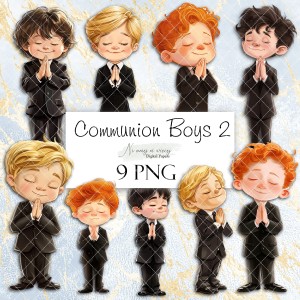 Communion Boys 2 - zestaw grafik do druku