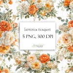 Kompozycje kwiatowe4 - zestaw grafik do druku