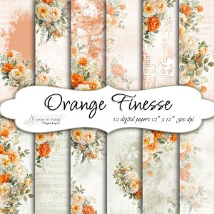 Orange Finesse KWADRAT- papiery do druku