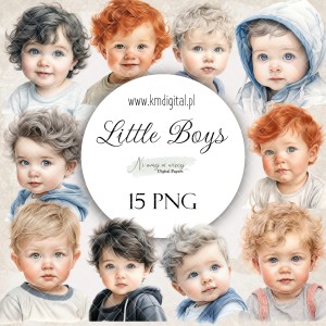 Little Boys- zestaw grafik do druku