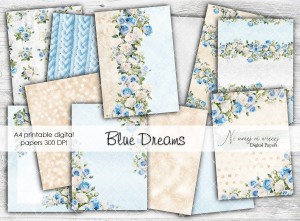 A4 Blue Dreams papiery do druku