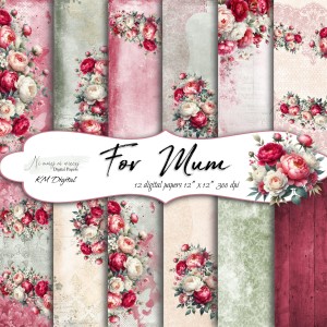 For Mum KWADRAT papiery do druku