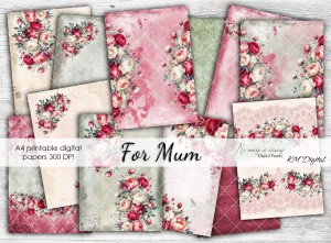 A4 For Mum papiery do druku