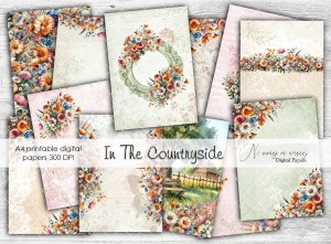 A4 In The Countryside papiery do druku