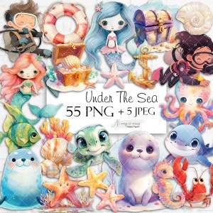 Under The Sea - zestaw grafik do druku