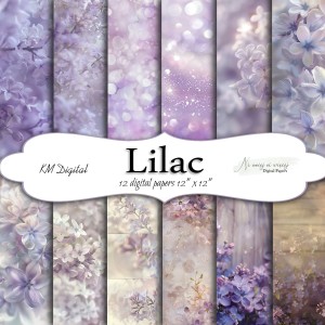 Lilac KWADRAT papiery do druku