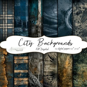 City backgrounds KWADRAT papiery do druku