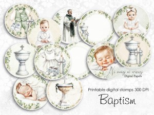 Baptism digi stemple 