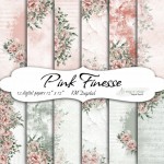 Pink Finesse KWADRAT- papiery do druku