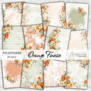A4 Orange Finesse - papiery do druku