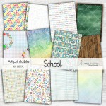 A4 School - papiery do druku