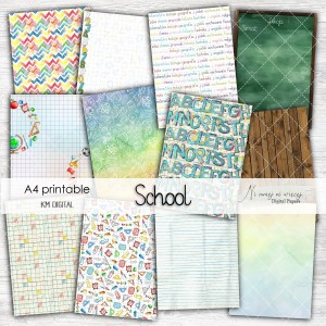 A4 School - papiery do druku
