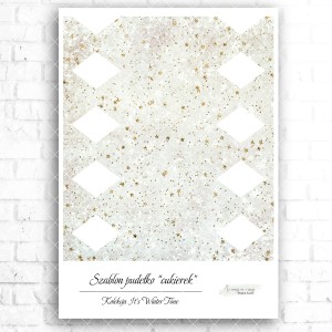 It's Winter Time - szablon cukierek 3