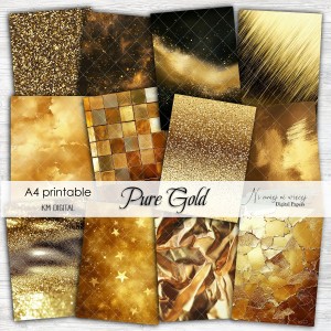 A4 Pure Gold papiery do druku