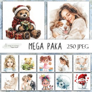 MEGA PAKA grafik - 250 sztuk LIMITOWANY ZESTAW