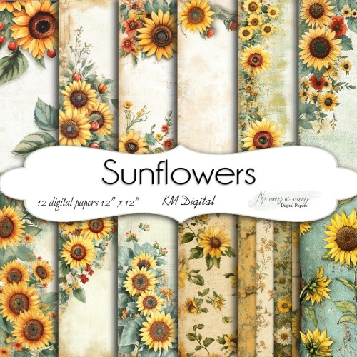 Sunflowers KMDigitalPapers.jpg