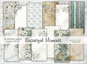 DL Beautiful Moments papiery do druku